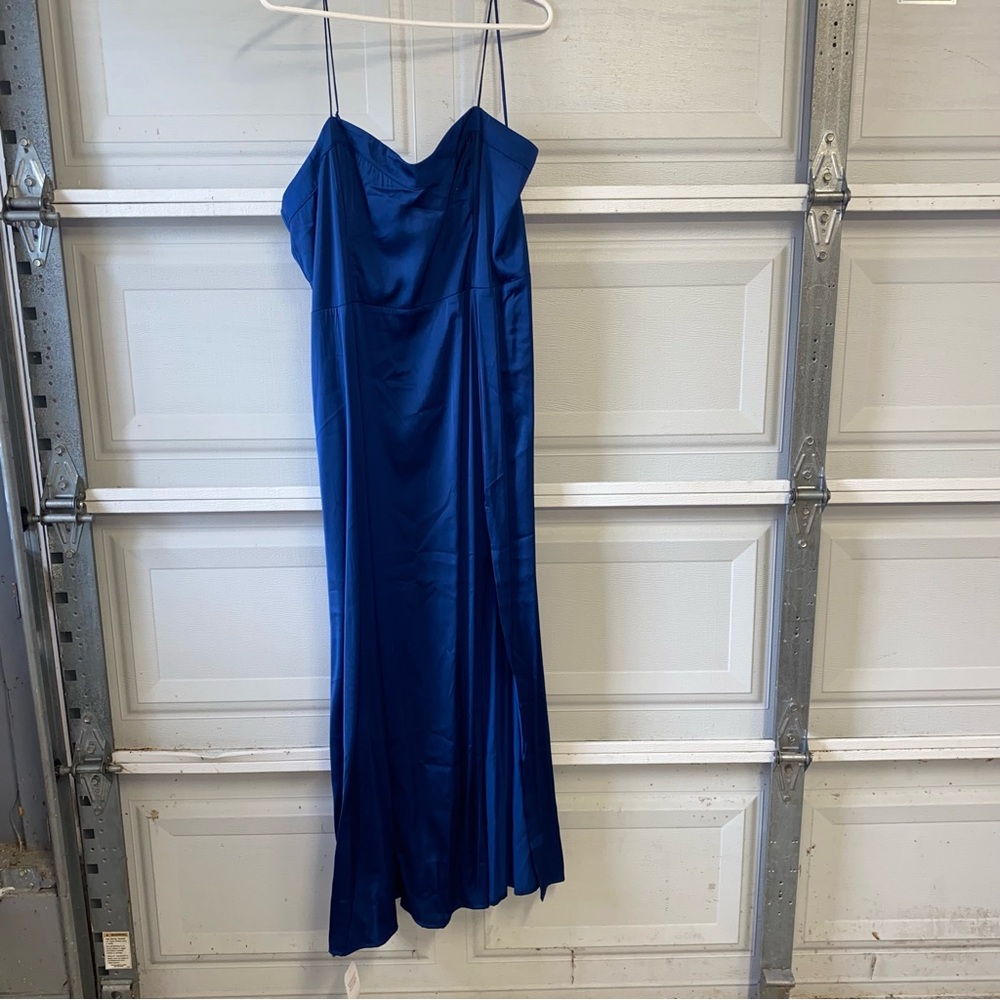 NWT ABERCROMBIE BLUE MAXI DRESS